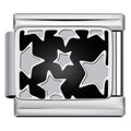 Zilveren sterrenhemel charm